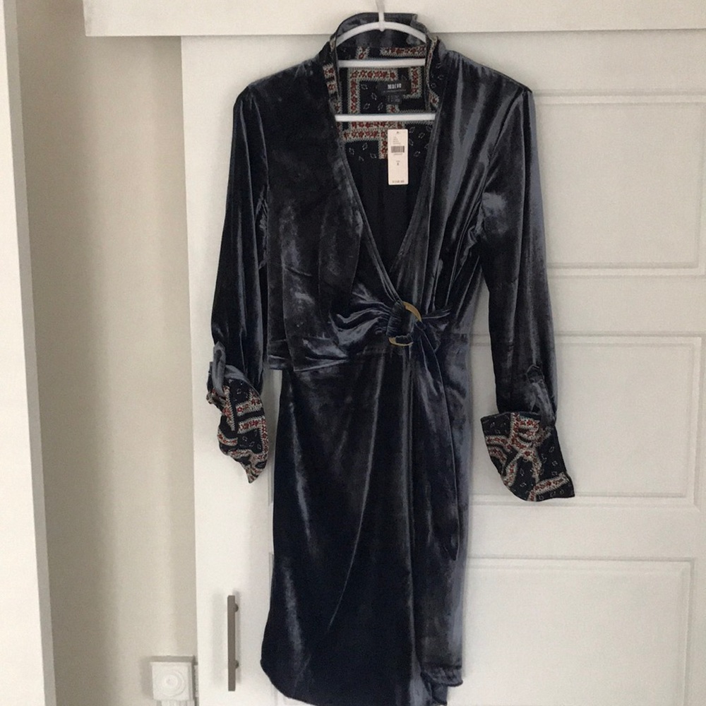 Anthropology Maeve Velvet Dress 8